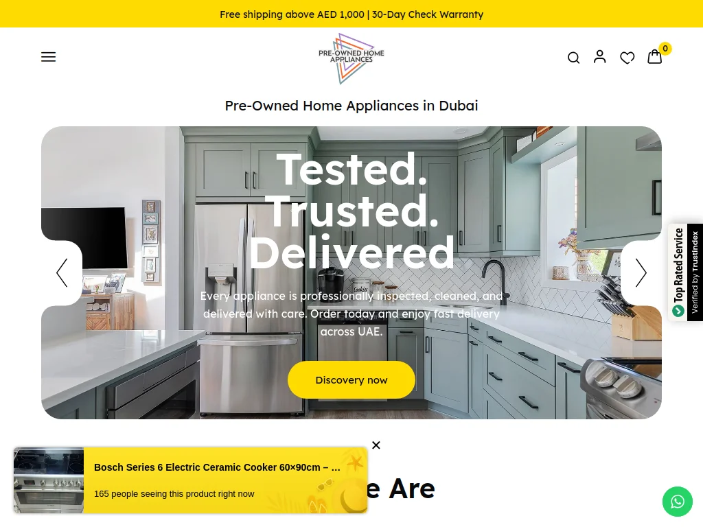 WordPress E-commerce website