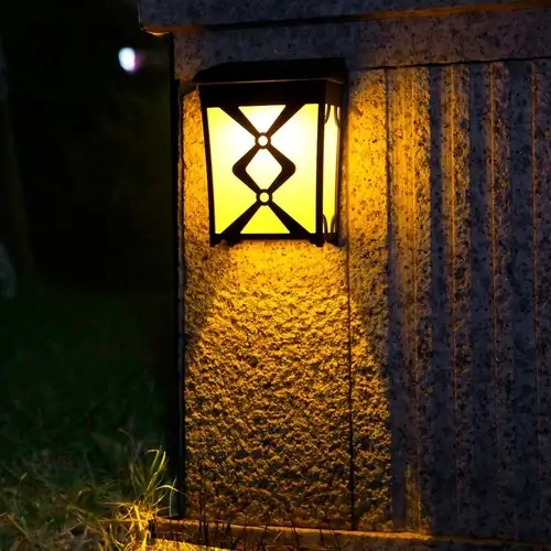 Greluna Solar Wall Lights -  solar-powered outdoor lighting