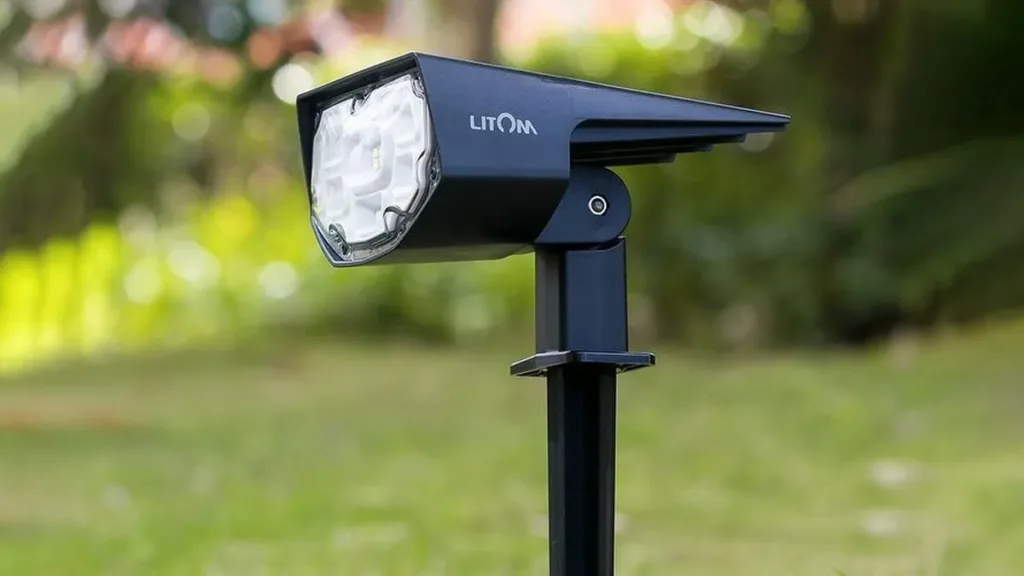 LITOM Solar Landscape Spotlights -  solar-powered outdoor lighting