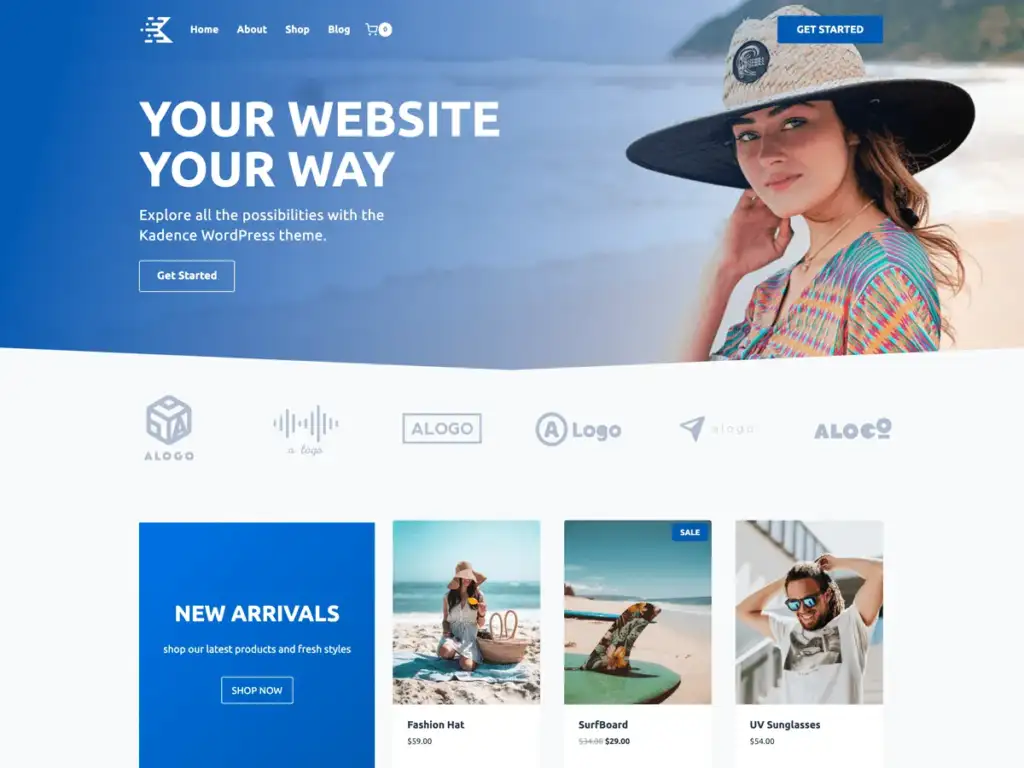 kadence affordable wordpress theme