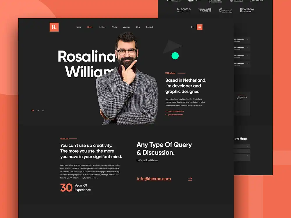 Freelancers & Personal Brand Websites Development Cost